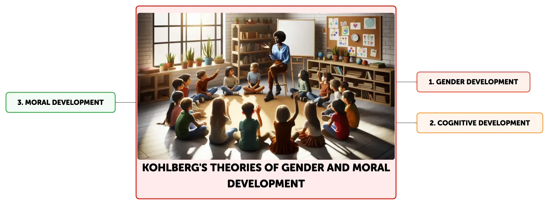 Kohlberg's cognitive developmental theory of gender typing new arrivals