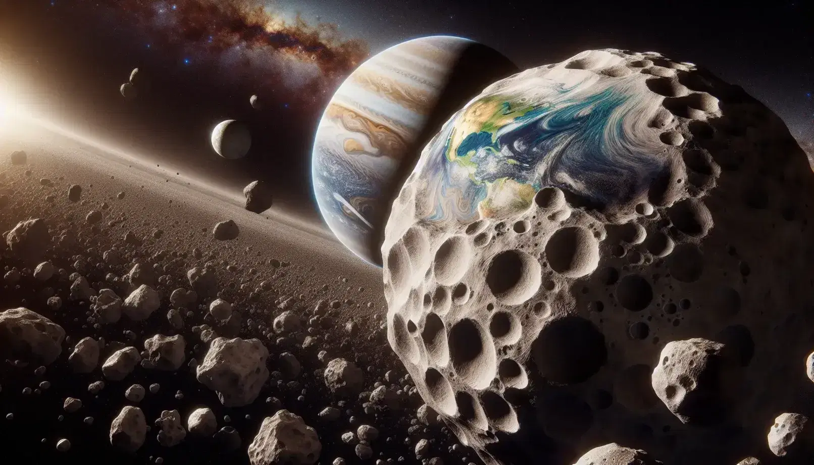 Was the asteroid belt a planet store