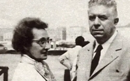 Foto di Eugenio Montale con la moglie Drusilla Tanzi 