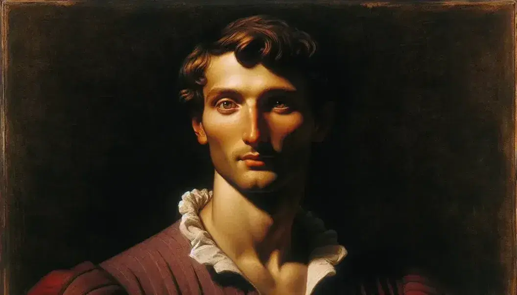 Ritratto rinascimentale di uomo in tre quarti di Antonello da Messina con abito rosso scuro e colletto bianco, sfondo scuro.