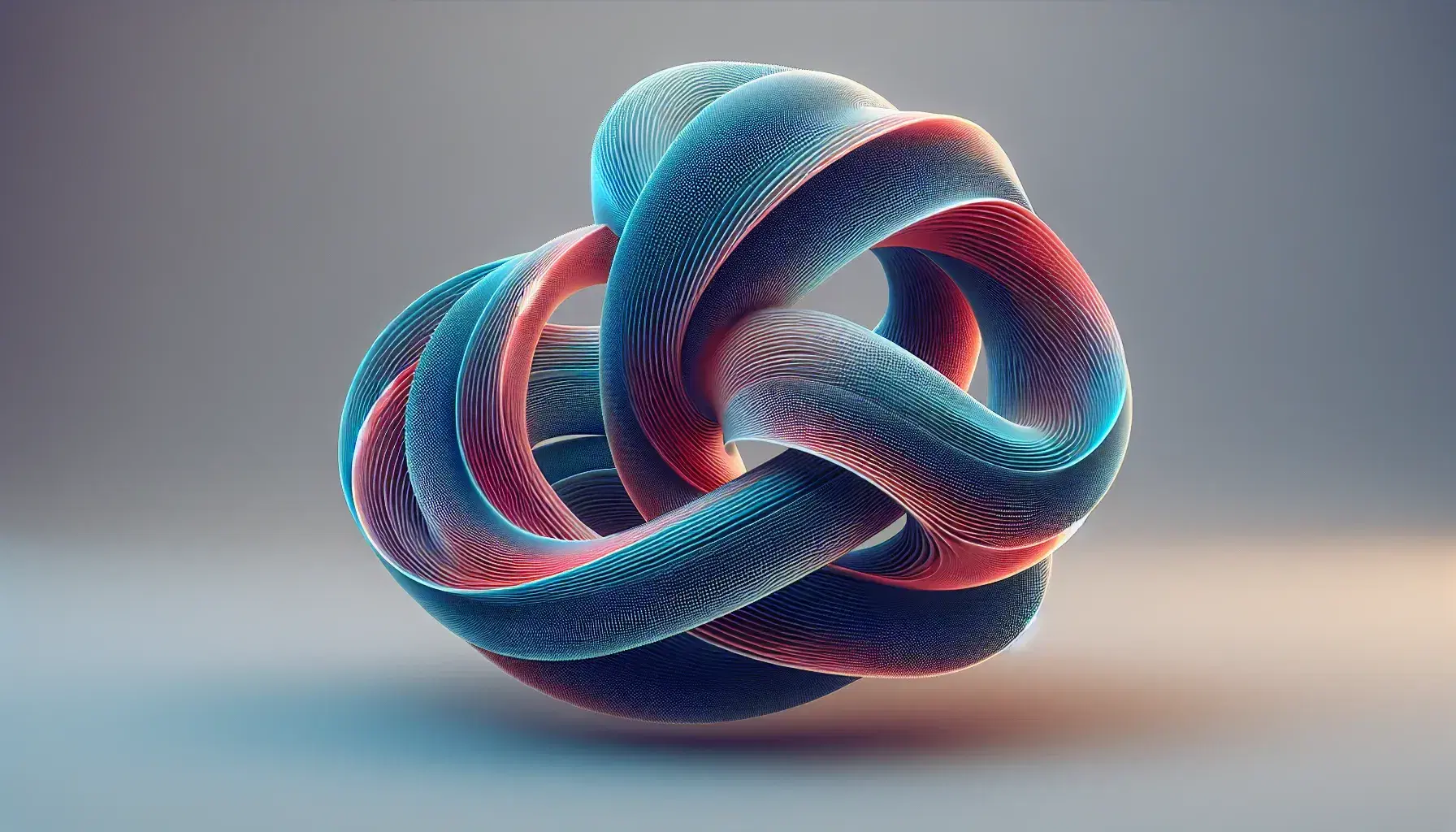 3D representation of the Lorenz attractor with a chromatic gradient from blue to red, symbolizing thermal or velocity variations.